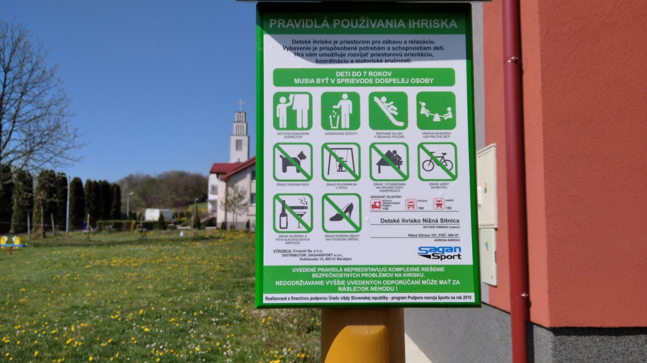 Fotografia fotogalérie Detské ihrisko v obci Nižná Sitnica