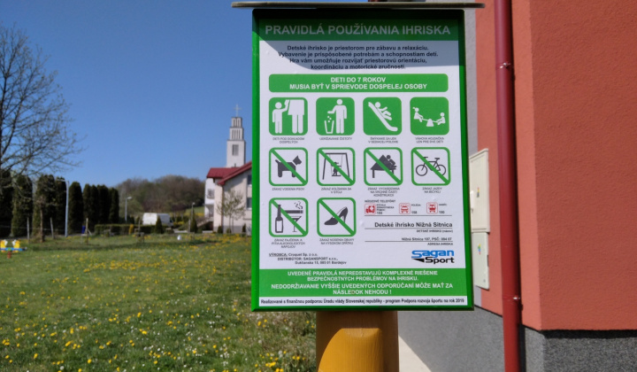 1. fotografia fotogalérie Detské ihrisko v obci Nižná Sitnica